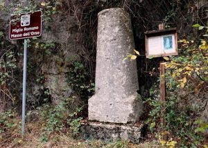 miliario via salaria al masso dell'orso salaria antica